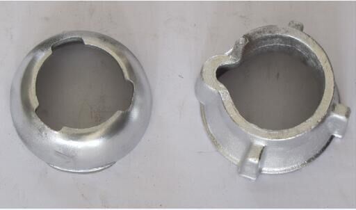 China O sistema material galvanizado do andaime de Q235 Cuplock forjou o copo superior/parte inferior pressionada fornecedor