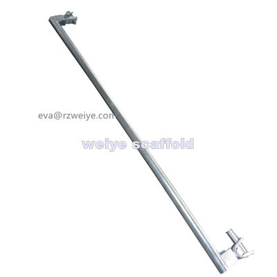 cinta diagonal galvanizada quente de 48.3*3.2mm com placa para o andaime de Haki fornecedor